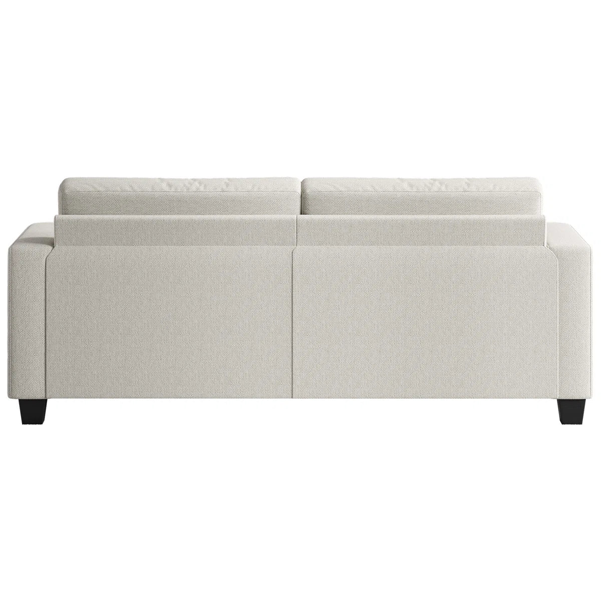 Upholstered Loveseat Sofa, Linen Fabric 2 Seater Couch For Apartment Bedroom Living Room Office