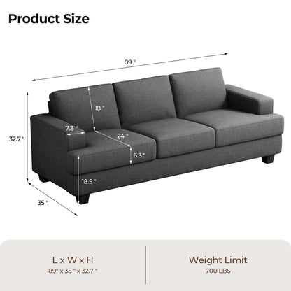 Modern Upholstered Sofa - Urbancrafto